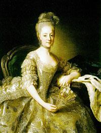 Alexander Roslin Portrait of Hedwig Elizabeth Charlotte of Holstein-Gottorp oil painting image